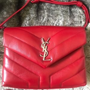 YSL Toy Lou Lou Monogramme Vitello Piumotto